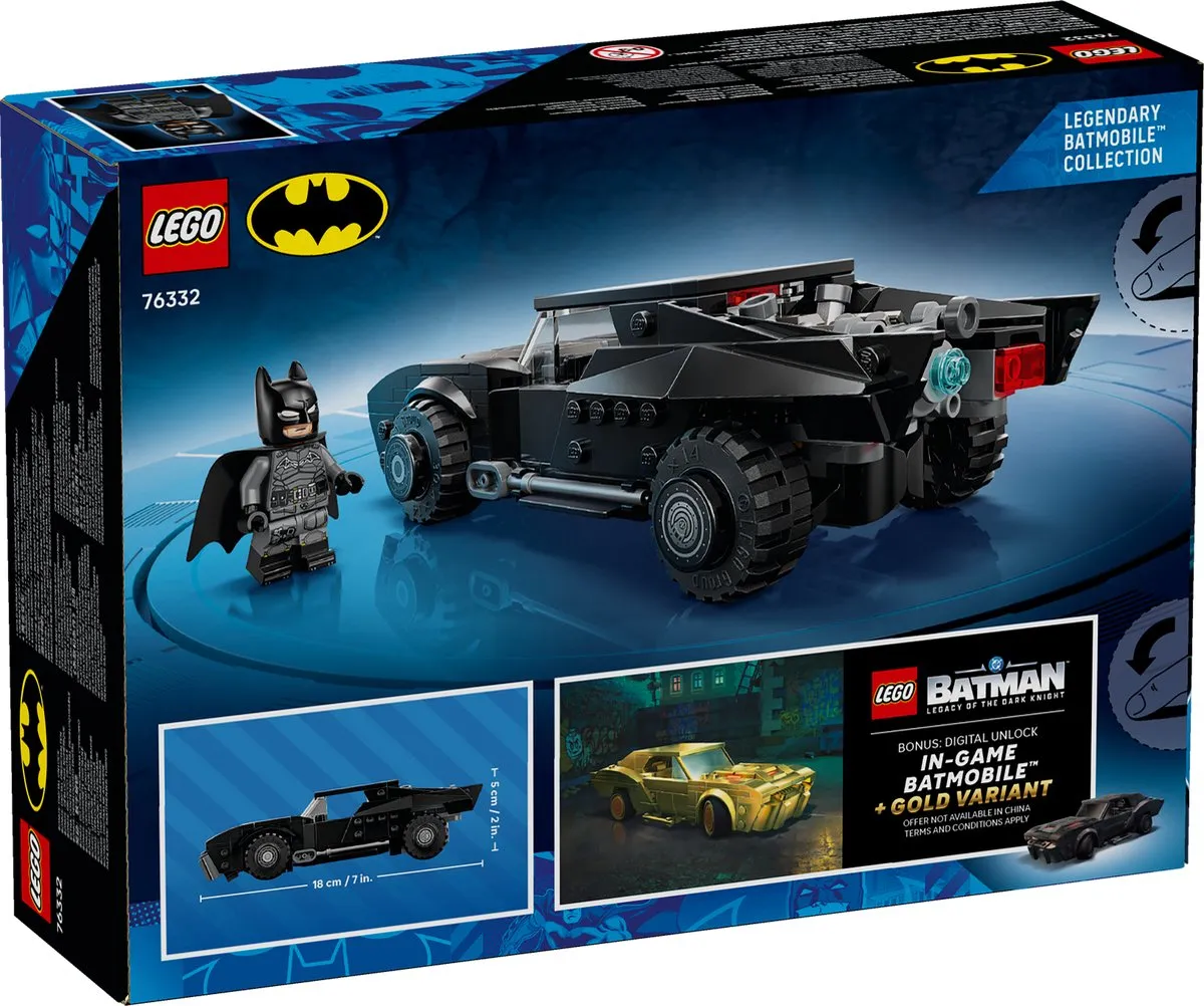 LEGO DC Batman Batmobile 76332 - 330 Stukken - Multicolor