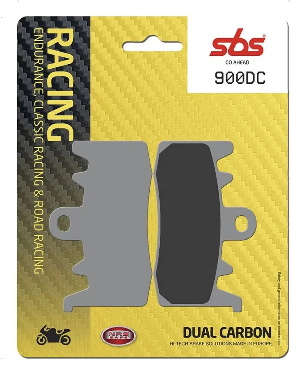 SBS Dual Hi-Tech Racing 900DC Carbon Organische Remblokken