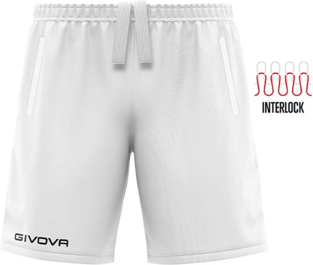 Givova Pocket Sportshort Wit L