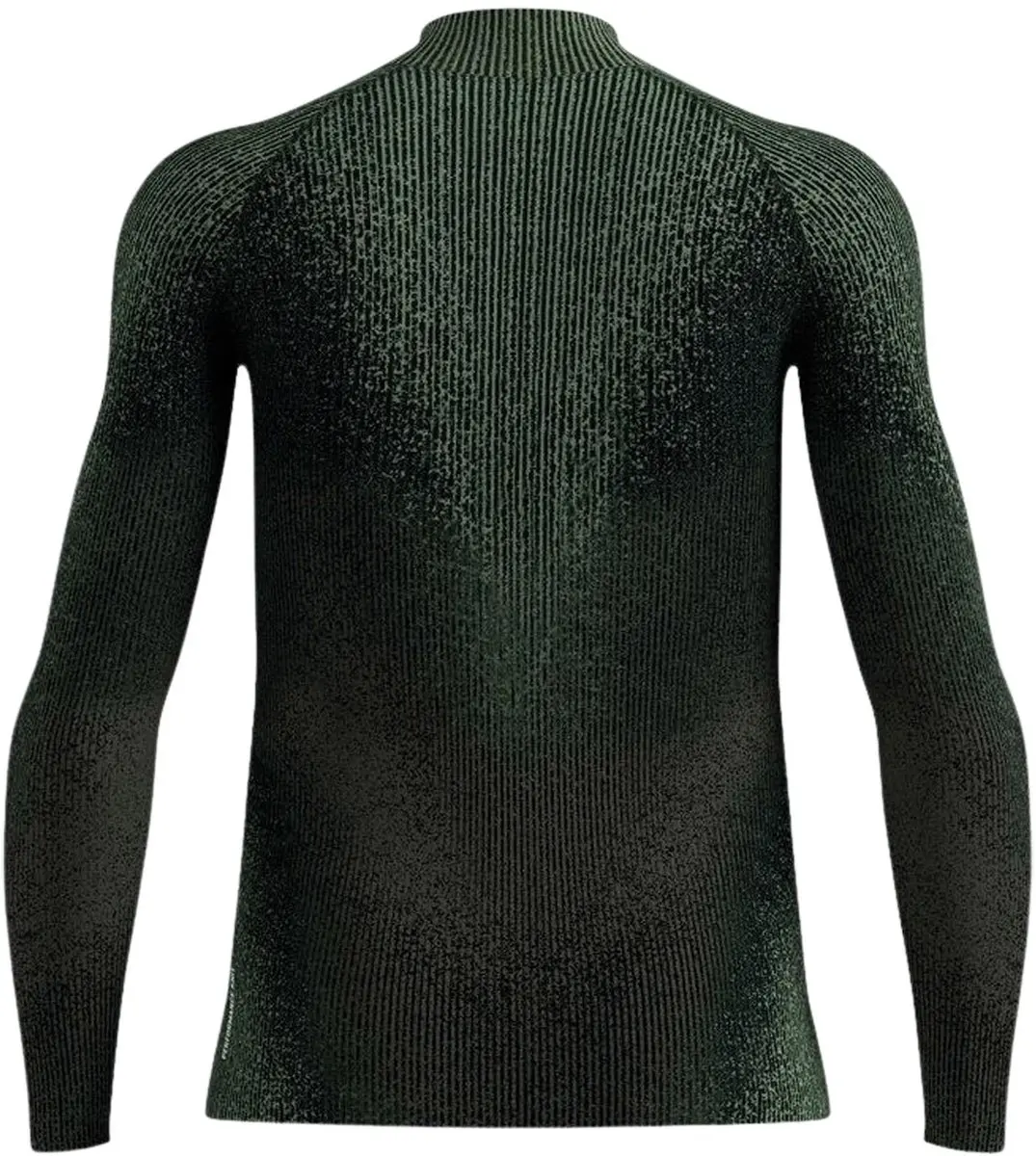 ODLO Blackcomb Eco Half Zip Turtle Neck Base Layer - S - Groen/Zwart - afbeelding 2 van 4