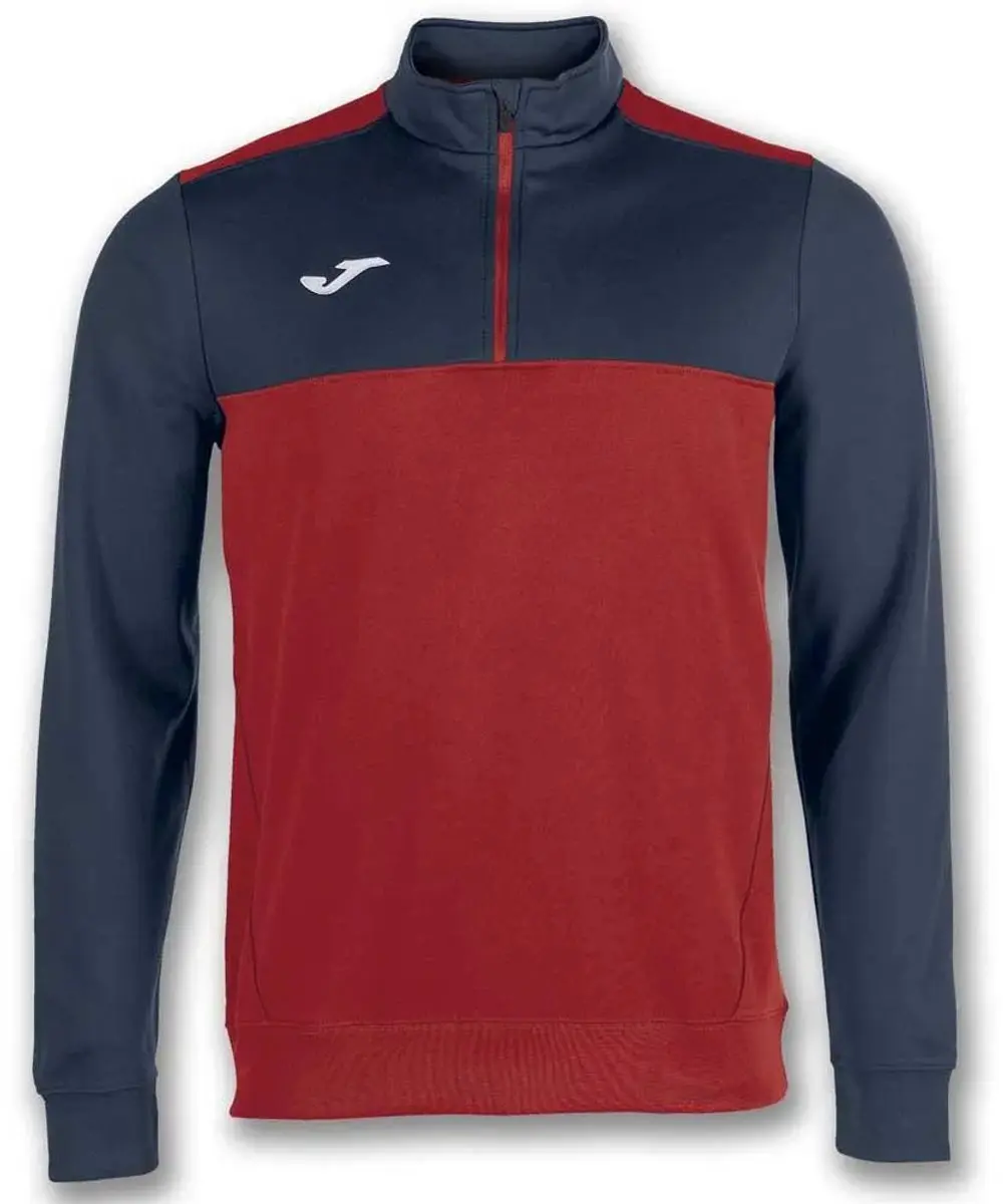 Joma Winner Ziptop Heren - Rood Marine S - afbeelding 2 van 3