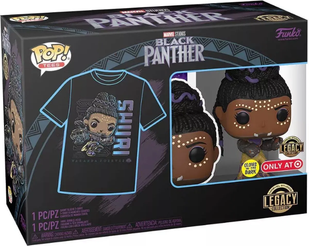 Funko Pop! & T-shirt Black Panther Legacy Shuri