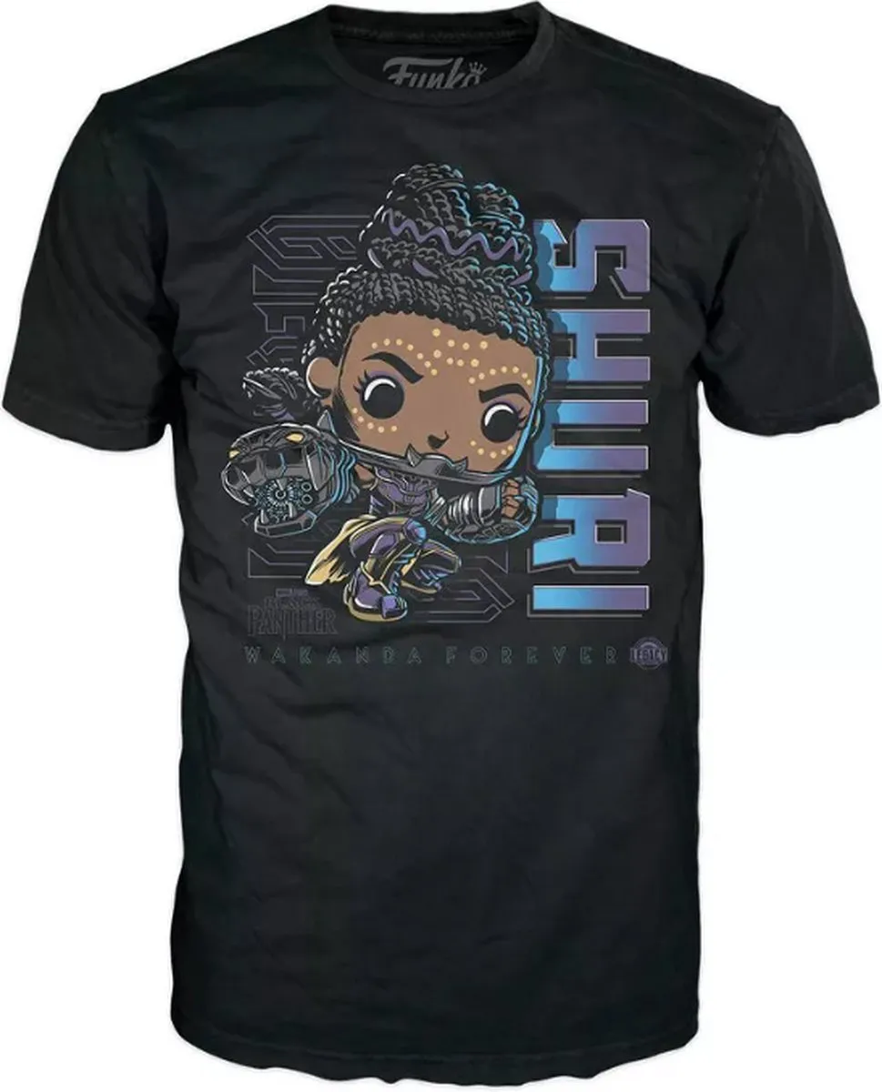 Funko Pop! & T-shirt Black Panther Legacy Shuri - Glow in the Dark