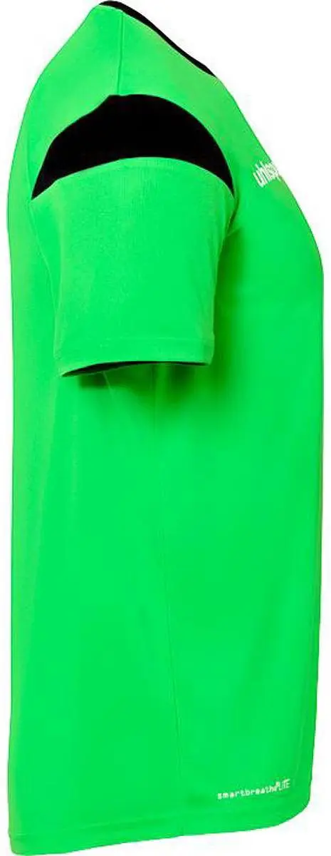 Uhlsport Squad 27 Shirt Kinderen - Fluogroen/Zwart 116 - afbeelding 3 van 4