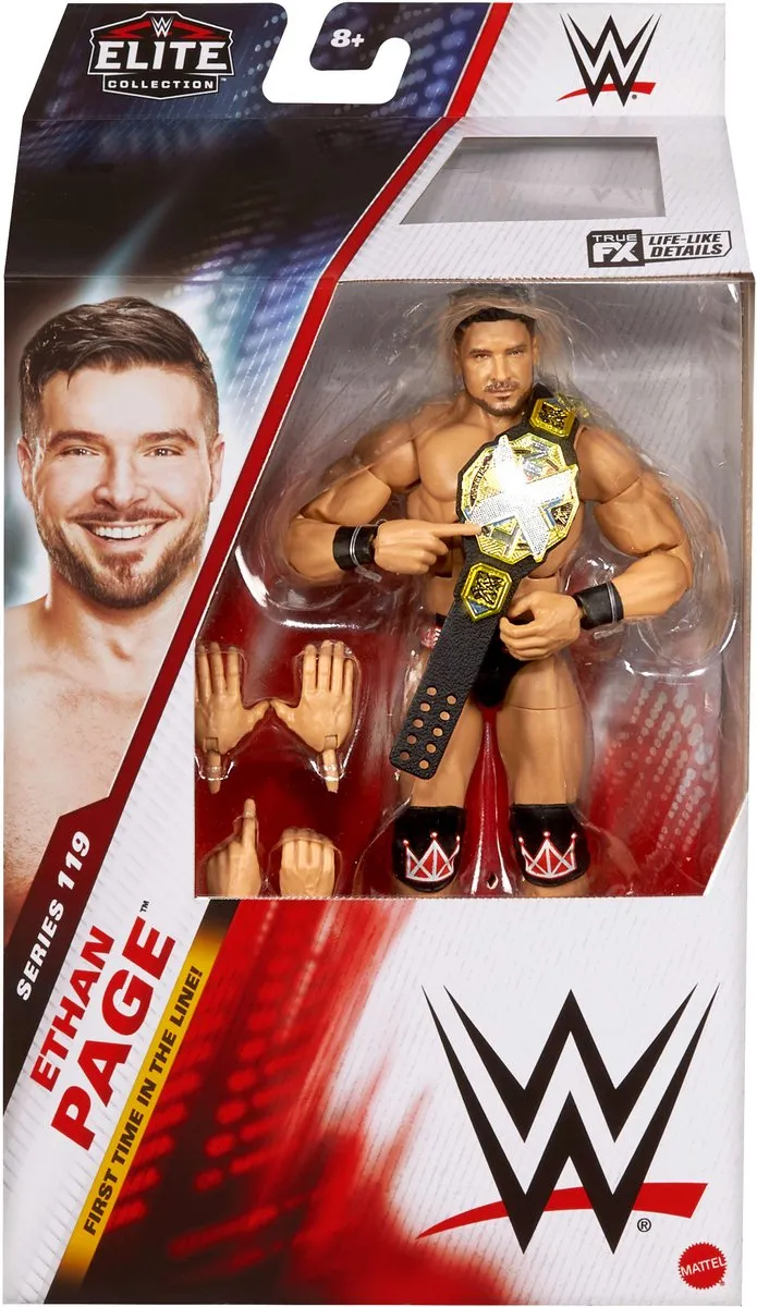 Mattel WWE Elite Ethan Page Action Figuur 15cm - MATTJCJ27 - Multi