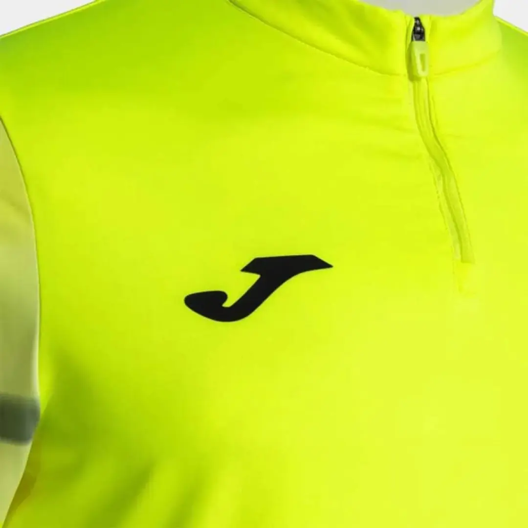 Joma Elite Xi Sweatshirt - Halve rits - S - Geel/Zwart - afbeelding 4 van 4