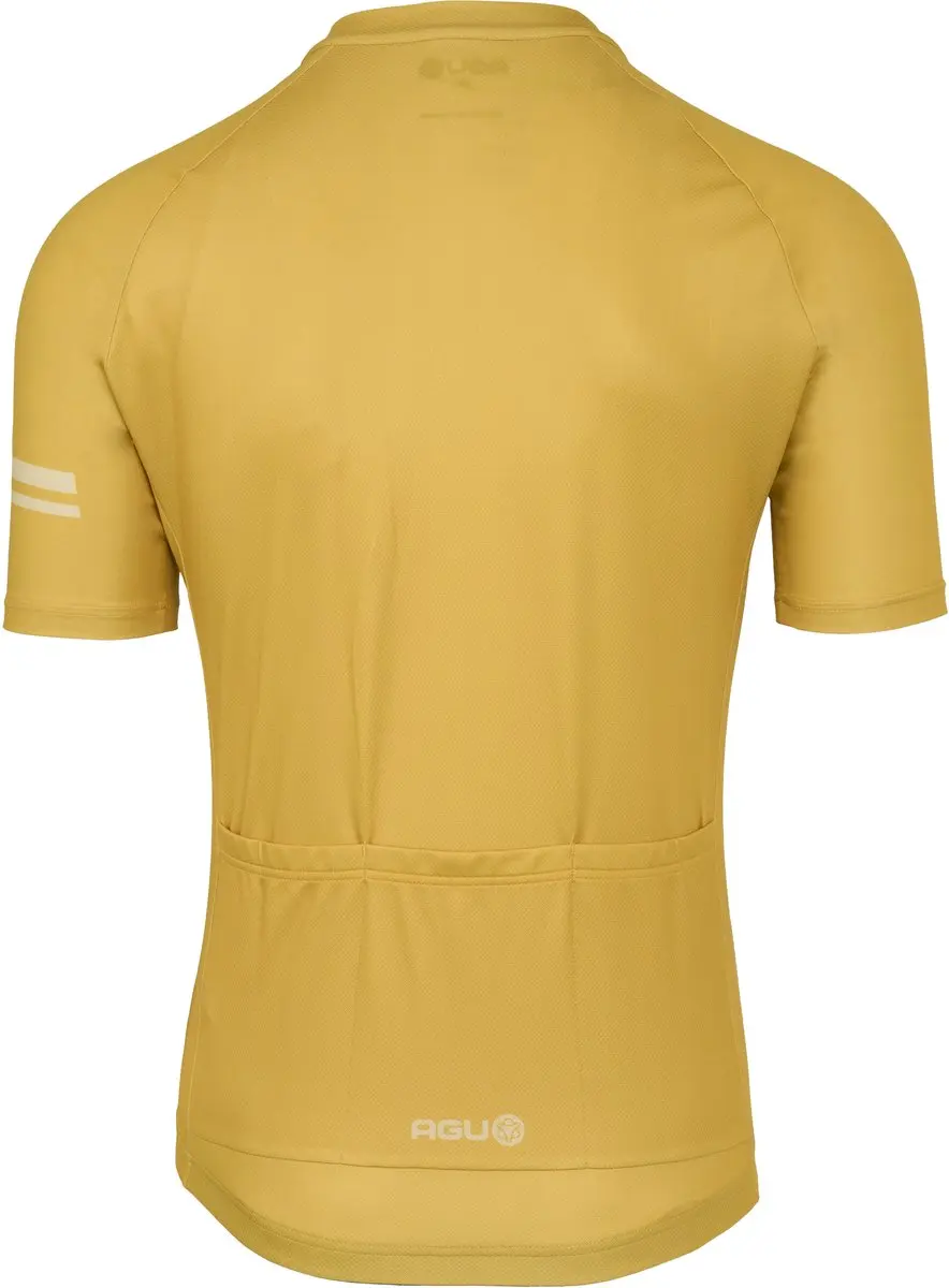 AGU Diagonal Stripes Wielrenshirt Heren - L - Amber Haze