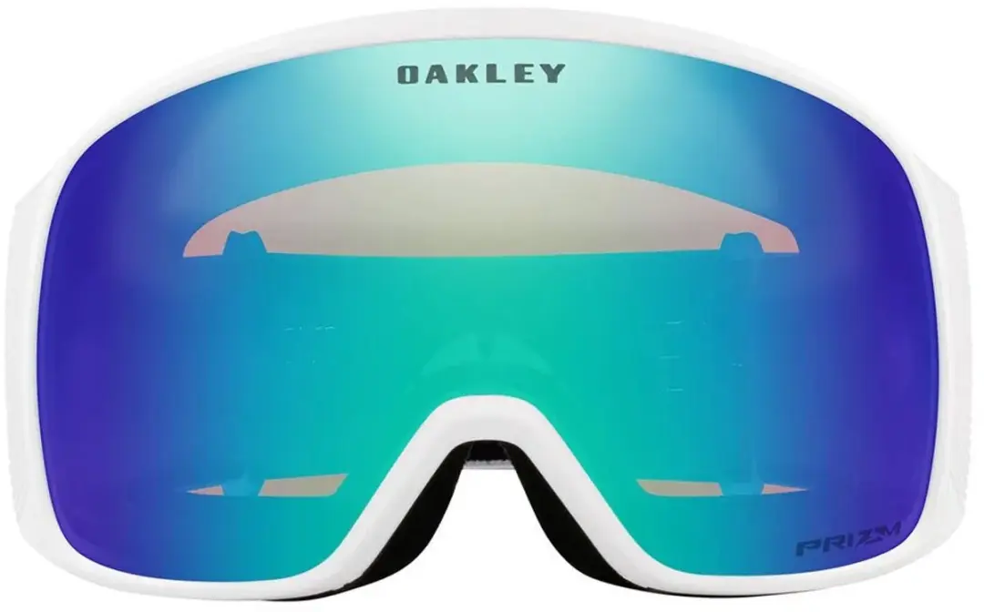 Oakley Flight Tracker L OO7104-68 Skibril - Matte White/Prizm Snow - afbeelding 2 van 6