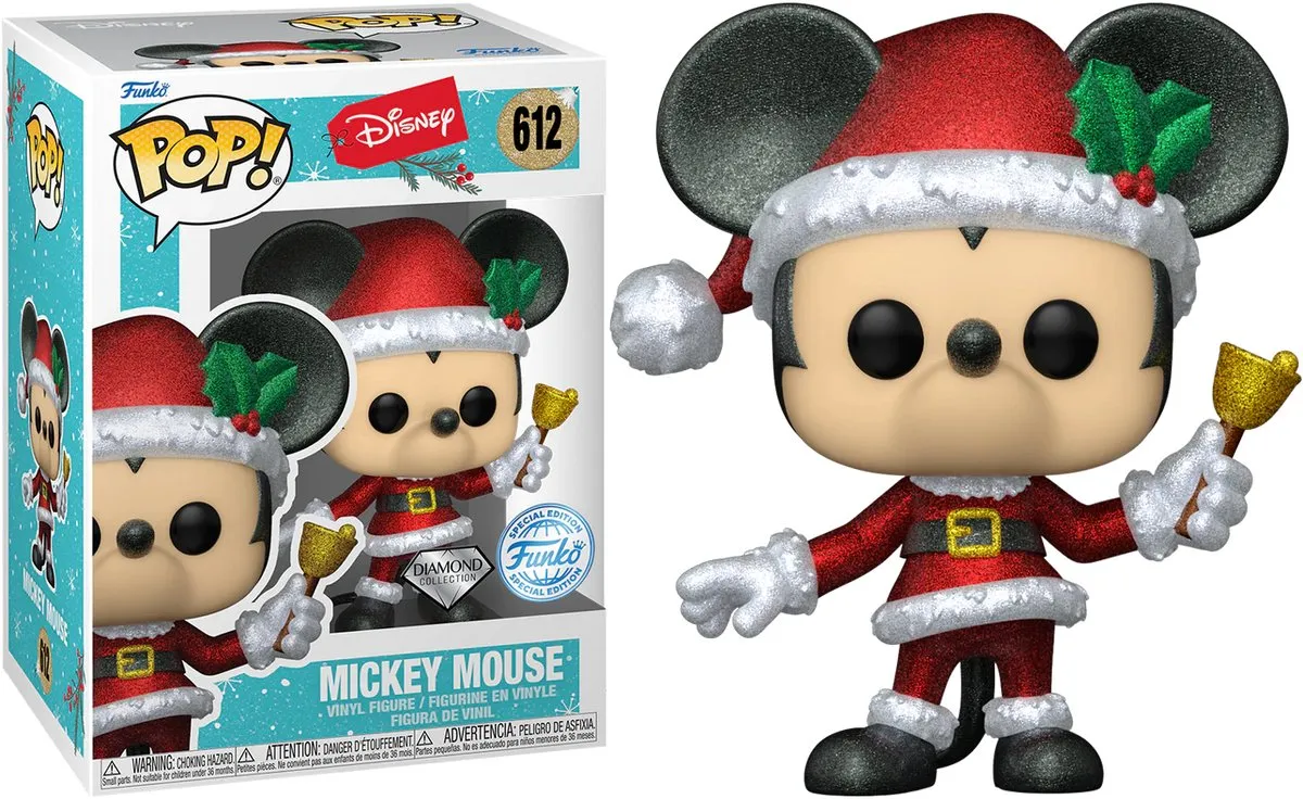 Funko Pop! Disney Mickey Mouse Holiday Diamond Glitter