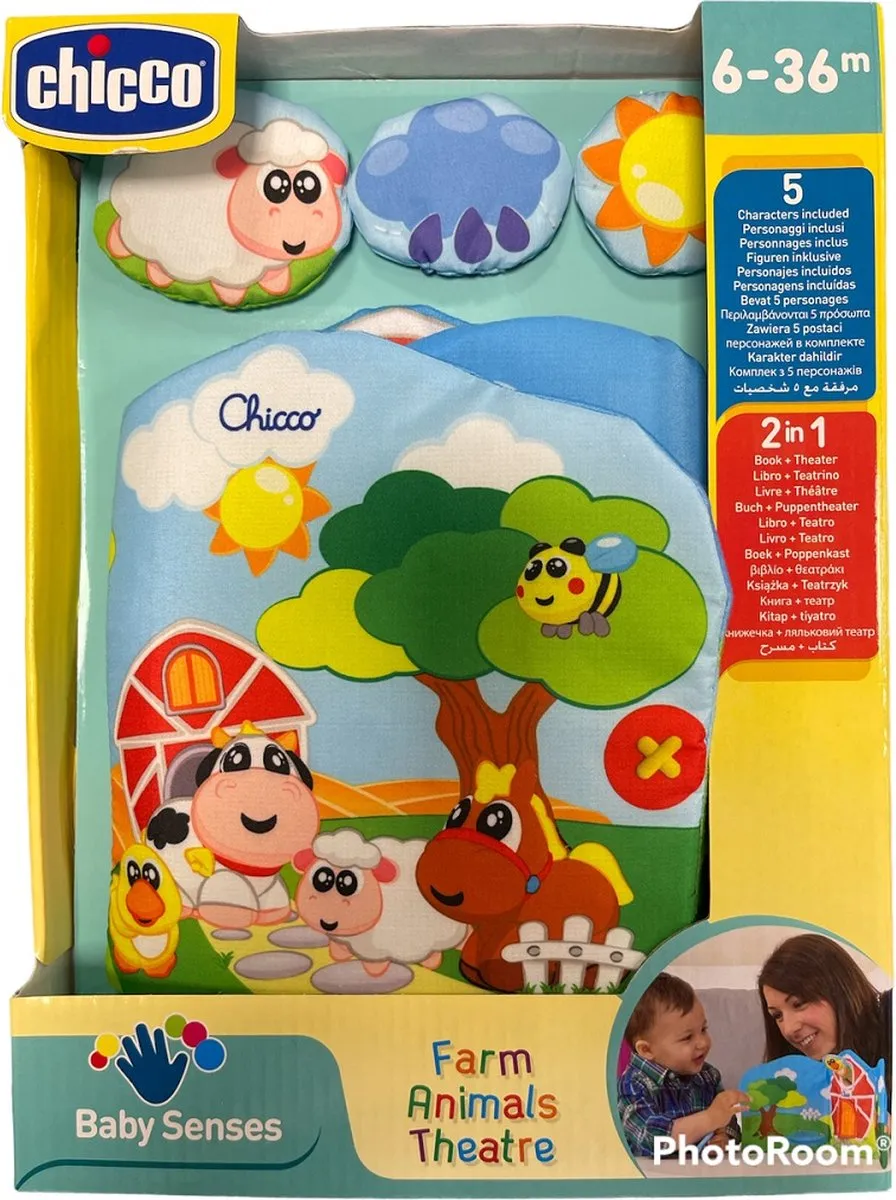 Chicco Baby Knisperboekje Boerderijdieren - Multi
