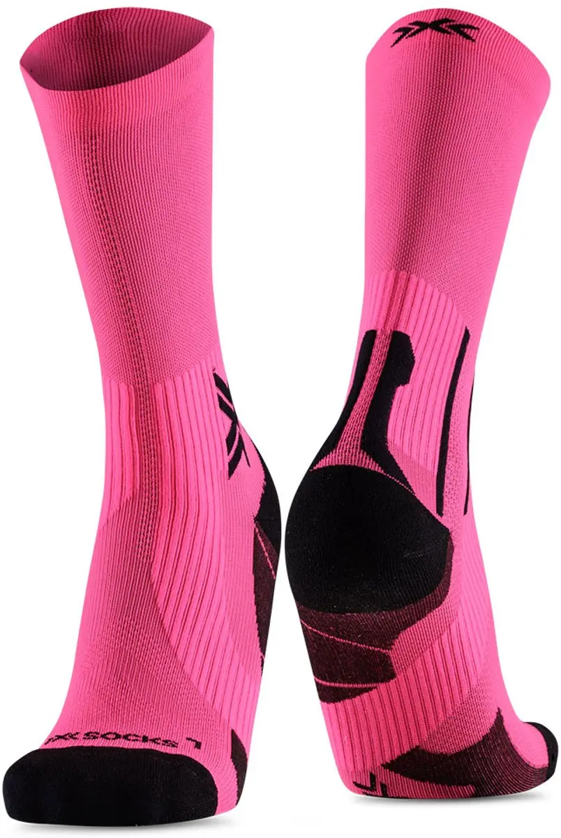 X-socks Run Perform Crew Sokken Roze EU 39-41