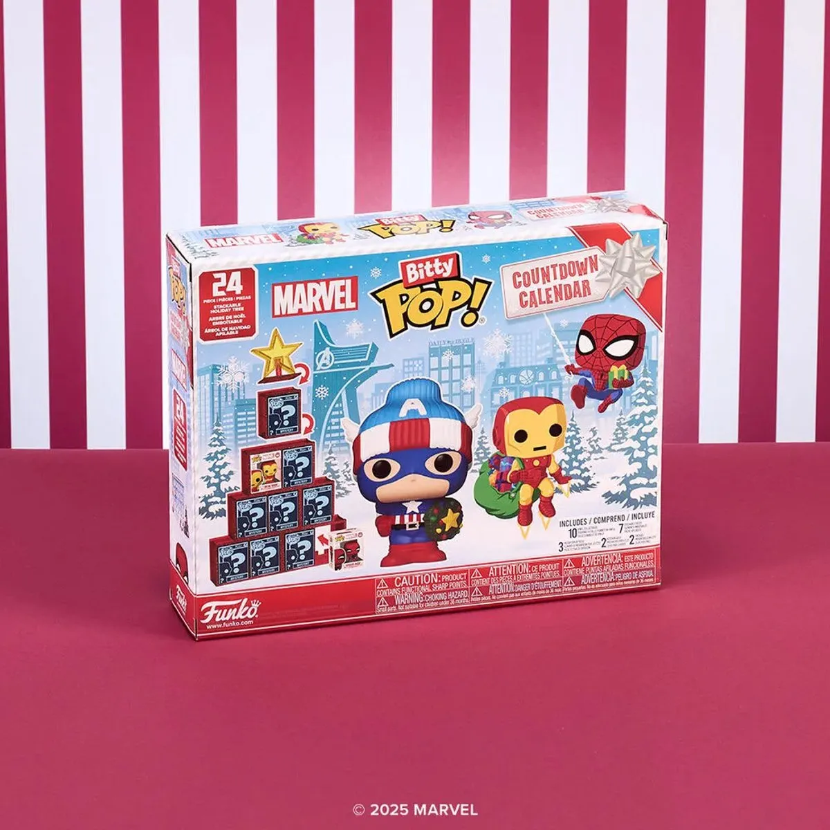 Funko Marvel Bitty Pop! Adventskalender - 24 Stuks