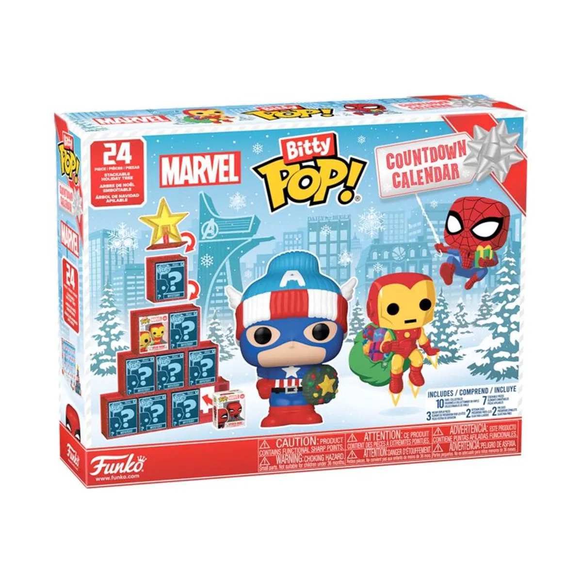 Funko Marvel Bitty Pop! Adventskalender - 24 Stuks