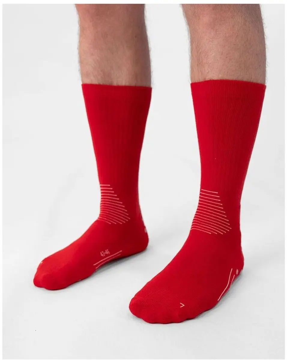 JAKO Comfort Gripsokken Rood - Maat 43-46