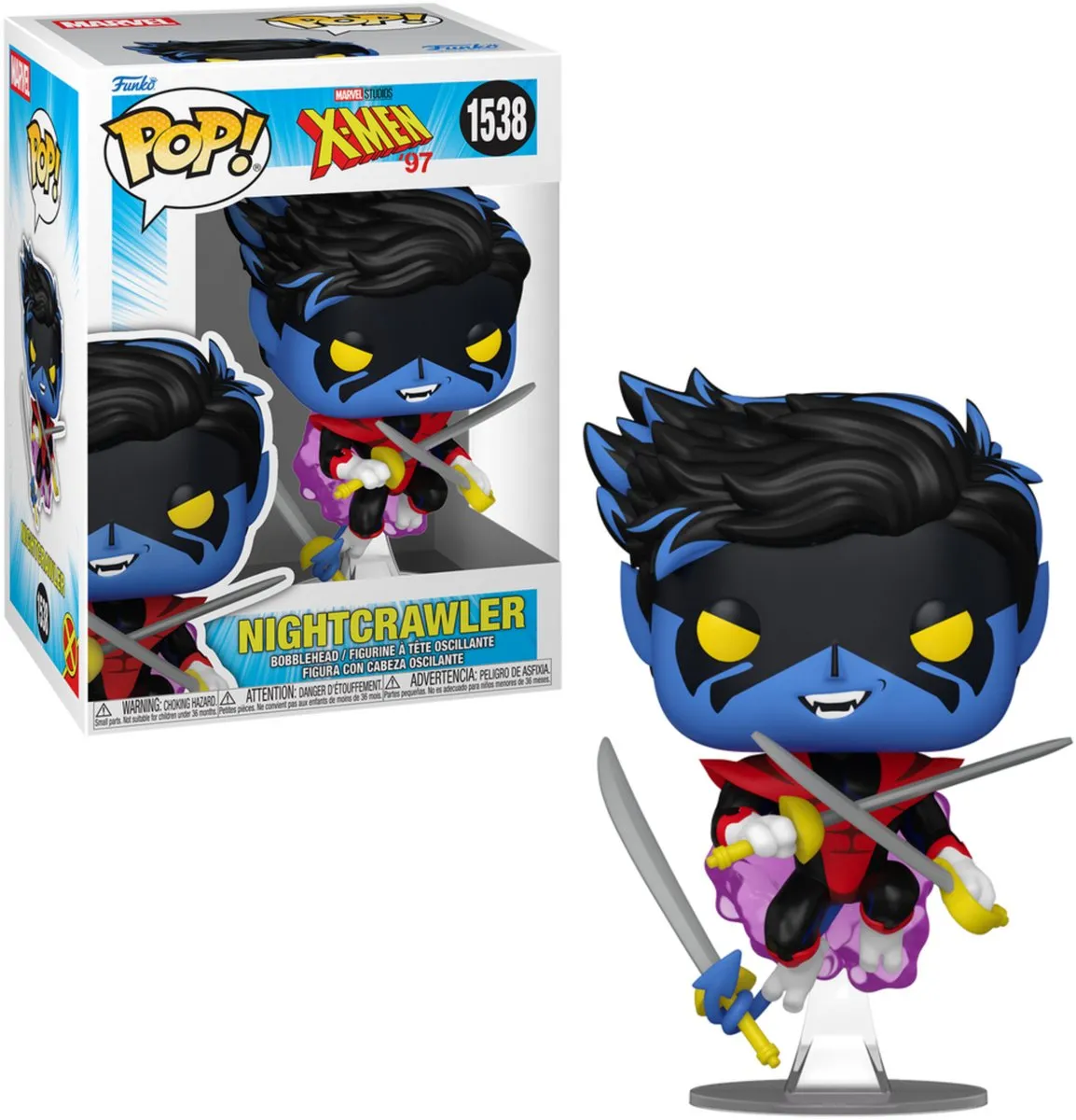 Funko Pop! Marvel Studios X-Men '97 Nightcrawler #1538 - Multicolor