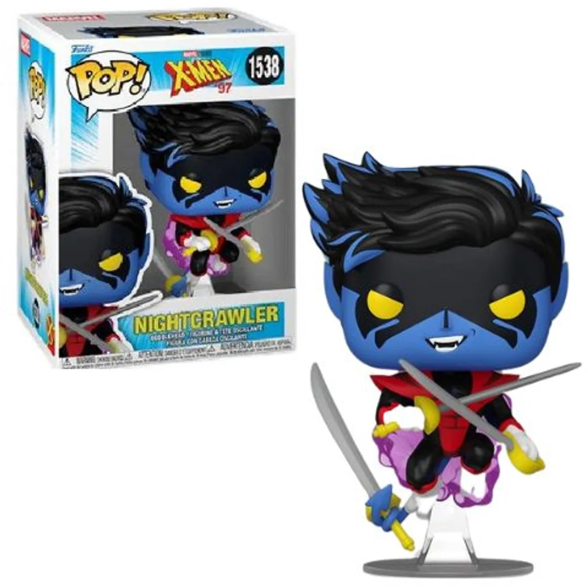 Funko Pop! Marvel Studios X-Men '97 Nightcrawler #1538 - Multicolor