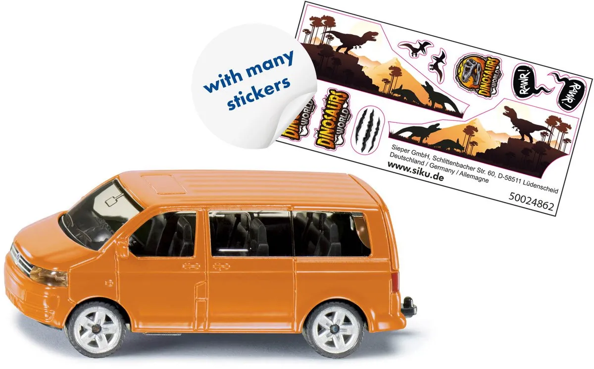 SIKU VW Multivan 10107000011 Speelgoedauto - Oranje - afbeelding 6 van 6