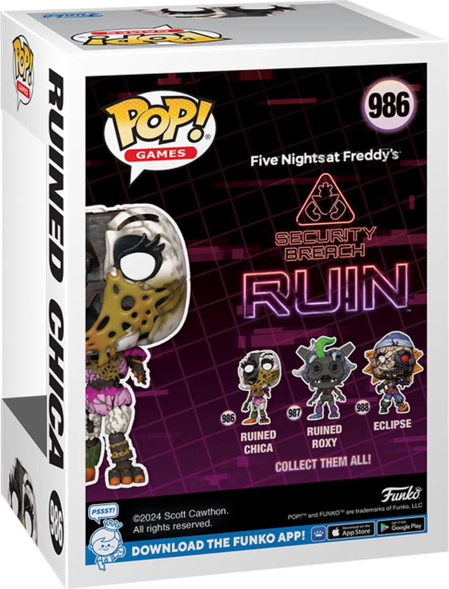 Funko Pop! Five Nights at Freddy's Ruin Chica - 986