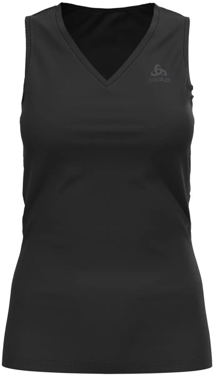 ODLO BL TOP V-neck Singlet ACTIVE F-DRY LIGHT - Zwart XS - afbeelding 5 van 6