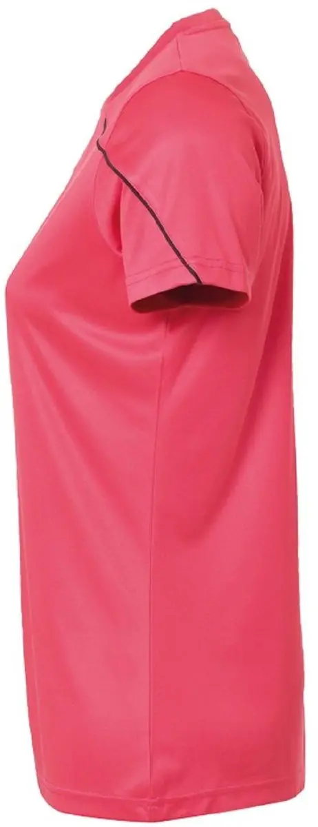 Uhlsport Stream 22 Dames Shirt Korte Mouw - Roze/Zwart S