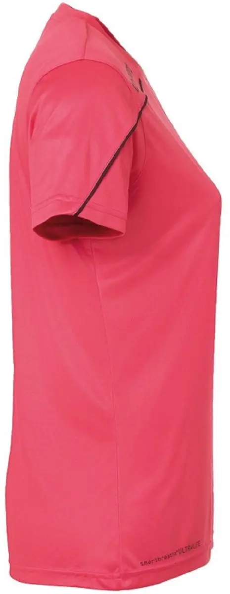 Uhlsport Stream 22 Dames Shirt Korte Mouw - Roze/Zwart S