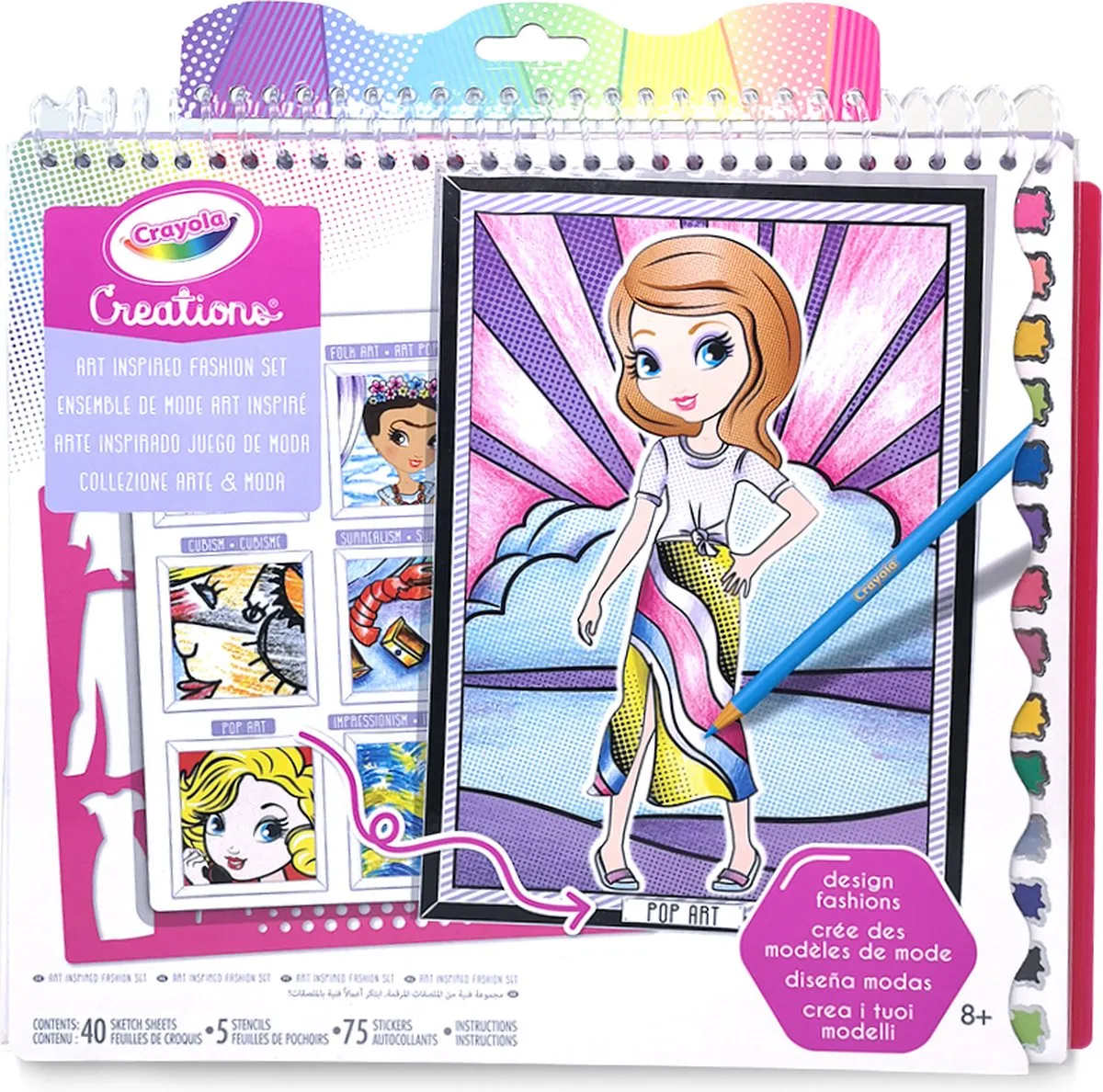 Crayola Creations Kleurboek Kunst & Mode