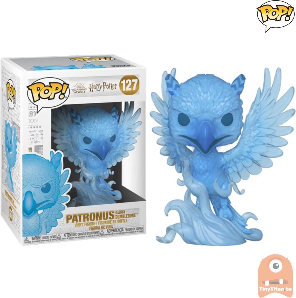 Funko Harry Potter POP! Albus Dumbledore Patronus - 9cm - Blauw