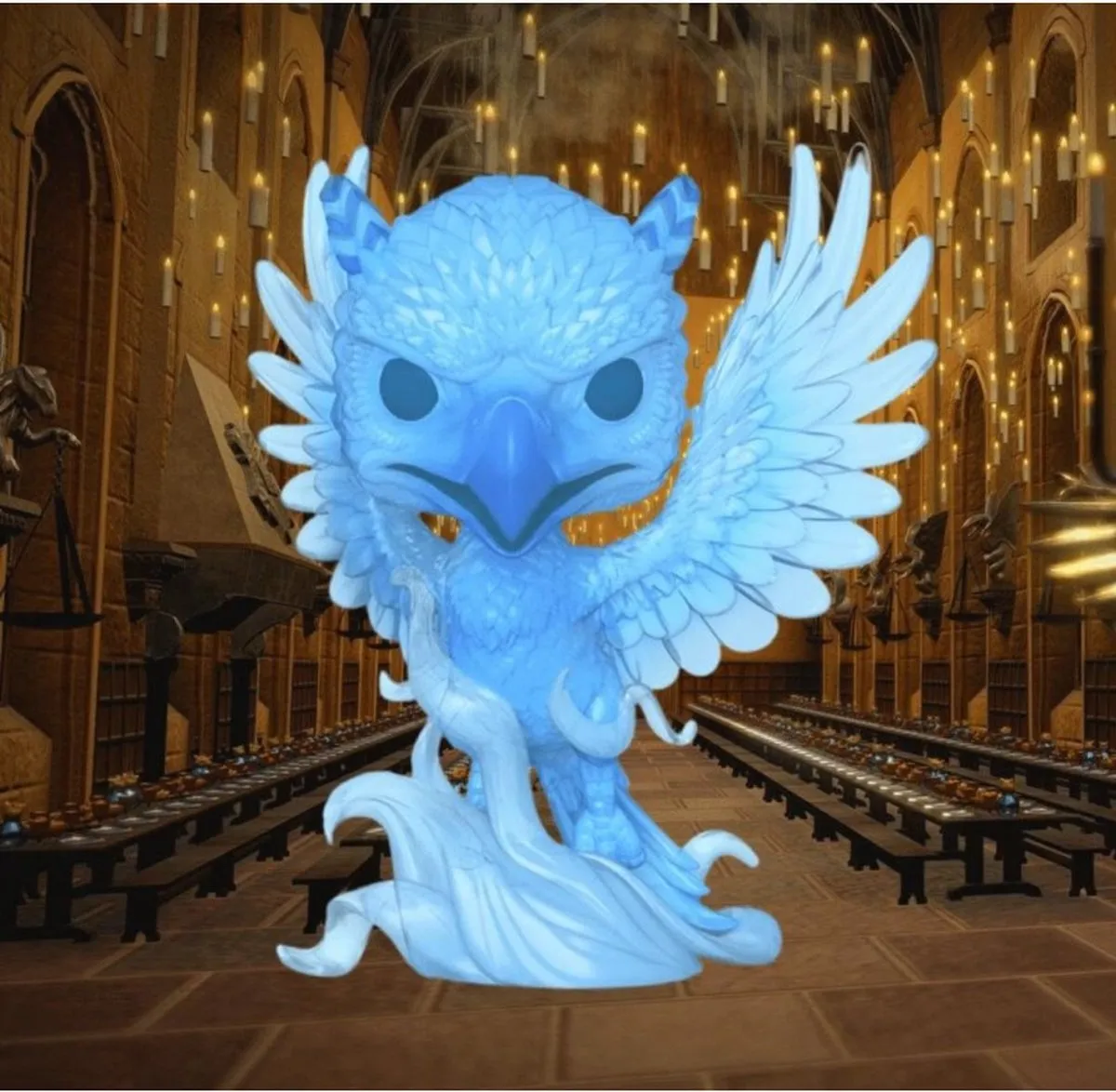 Funko Harry Potter POP! Albus Dumbledore Patronus - 9cm - Blauw
