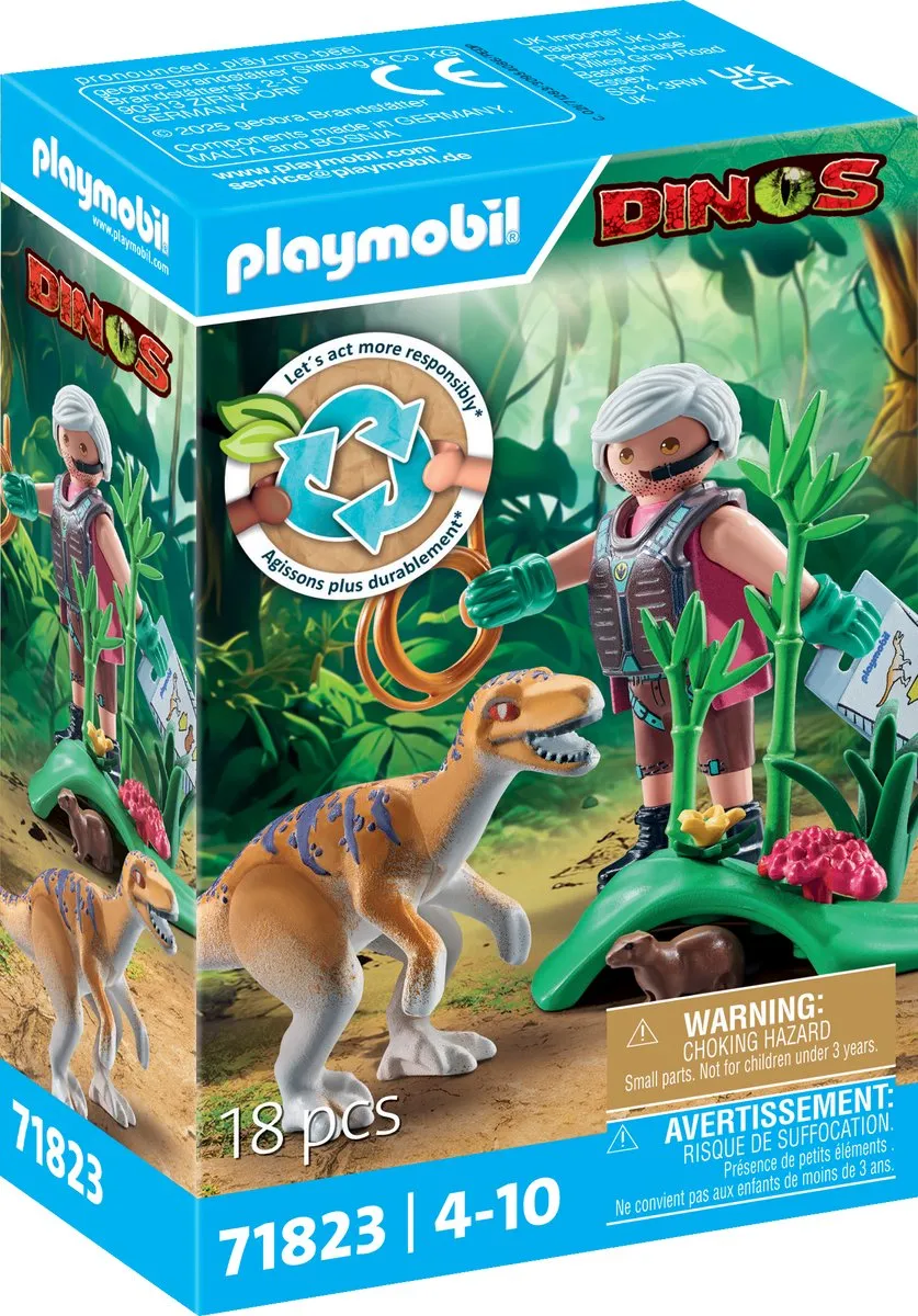 Playmobil Dinos Velociraptor 71823 - Multicolor