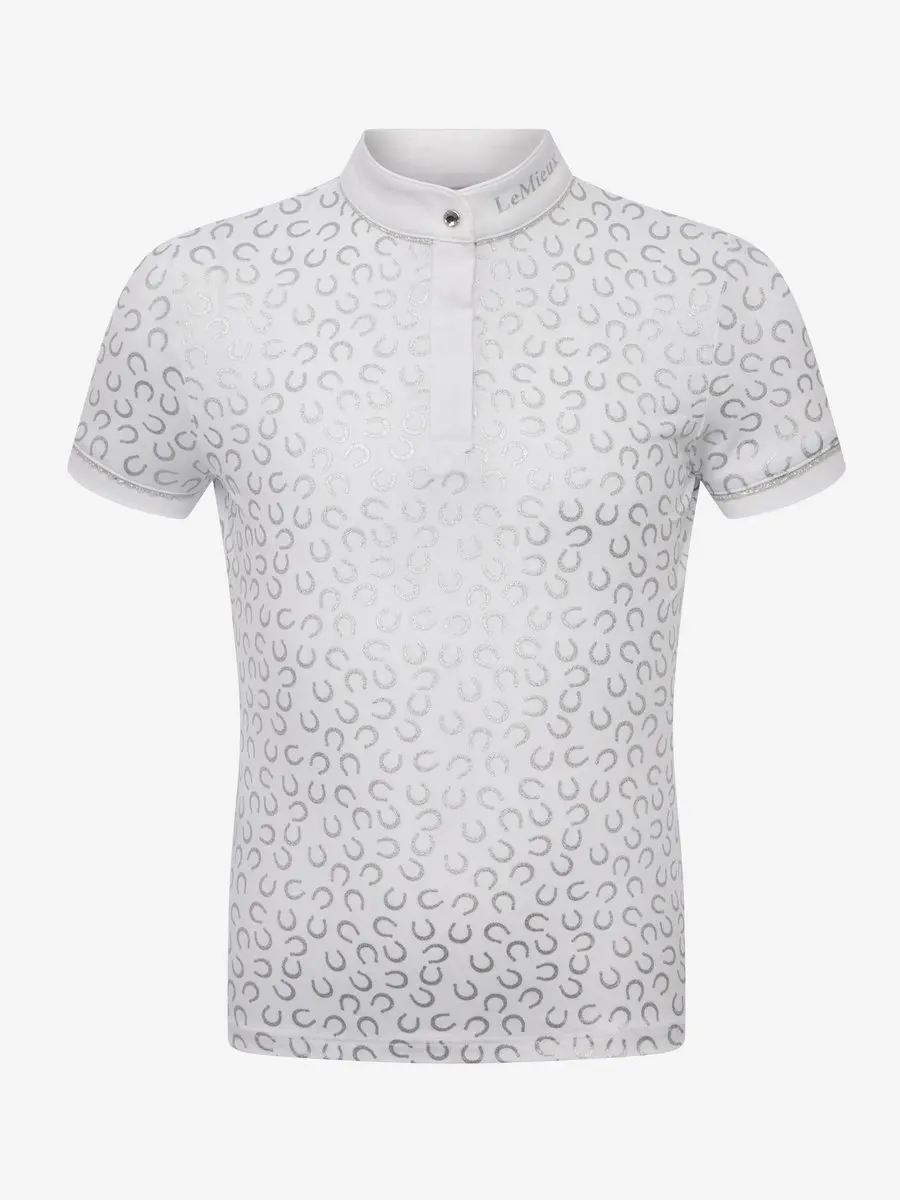 LeMieux Mini Bonnie Wedstrijdshirt kids S Wit