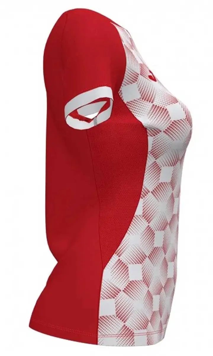 Joma Supernova III T-shirt 146/152 - Rood/Wit - afbeelding 4 van 4