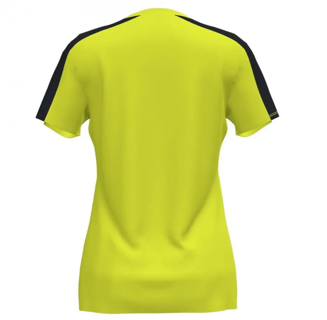 Joma Academy III Shirt Dames - Fluogeel/Zwart M - afbeelding 2 van 6