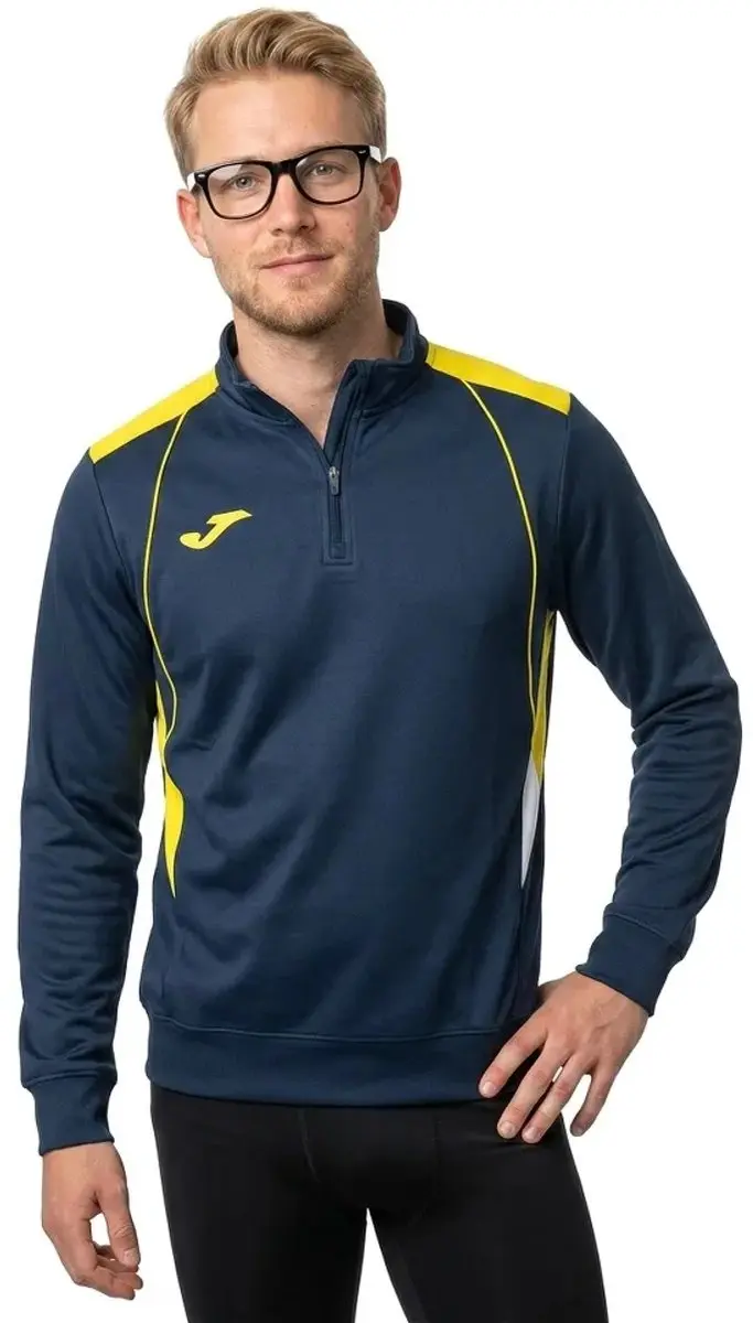Joma Championship Vii Sweatshirt Met Halve Rits Blauw 2XL Man