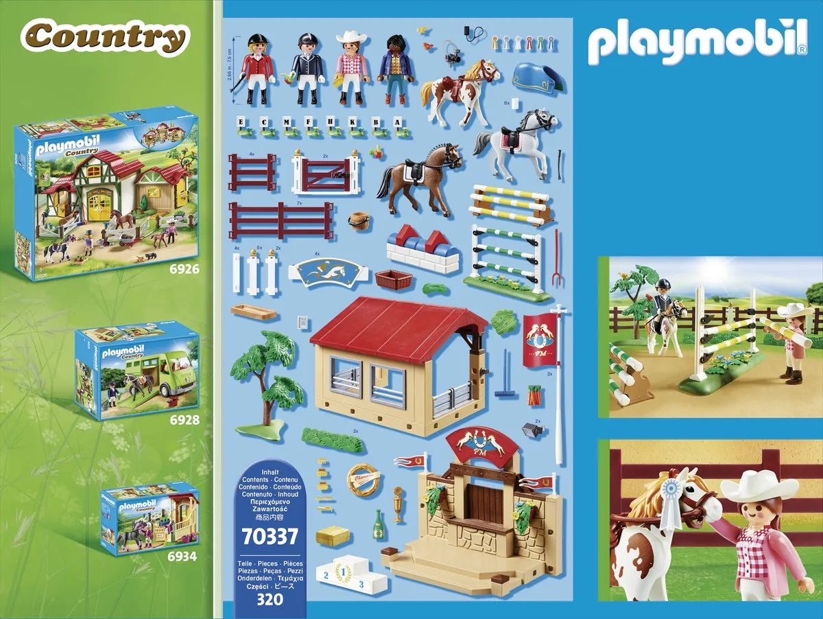 Playmobil Country Grote Wedstrijdpiste 70337 - Multicolor - afbeelding 6 van 6