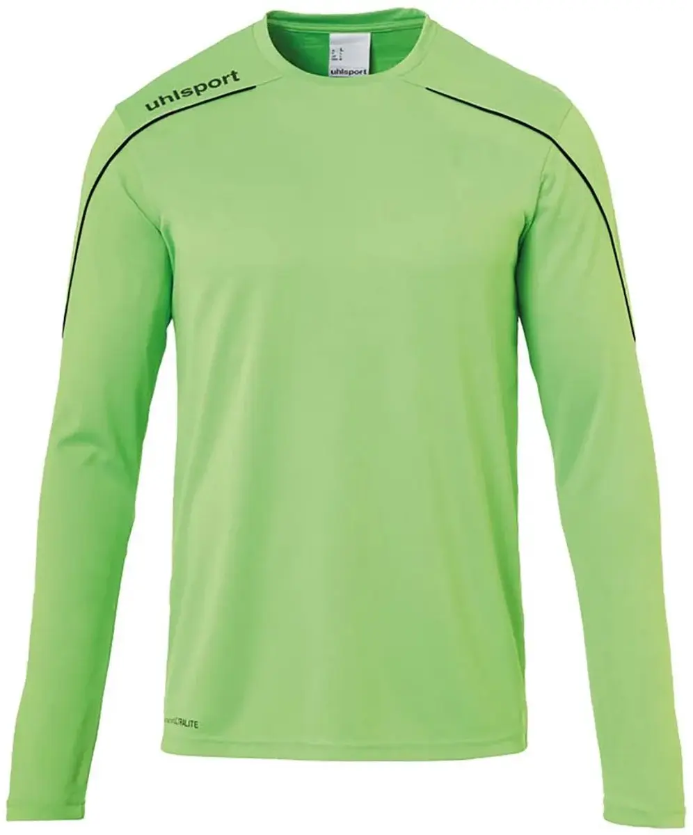 Uhlsport Stream 22 Voetbalshirt Lange Mouw - Fluogroen/Zwart L - afbeelding 6 van 6