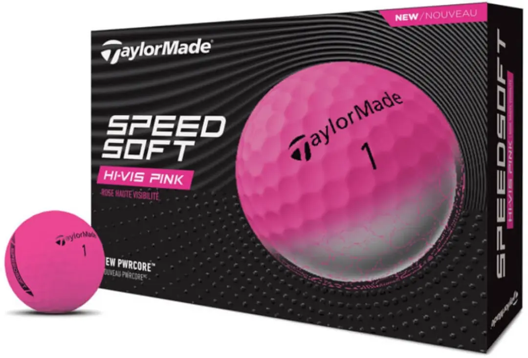 TaylorMade SpeedSoft Hi-Vis Golfballen 2025