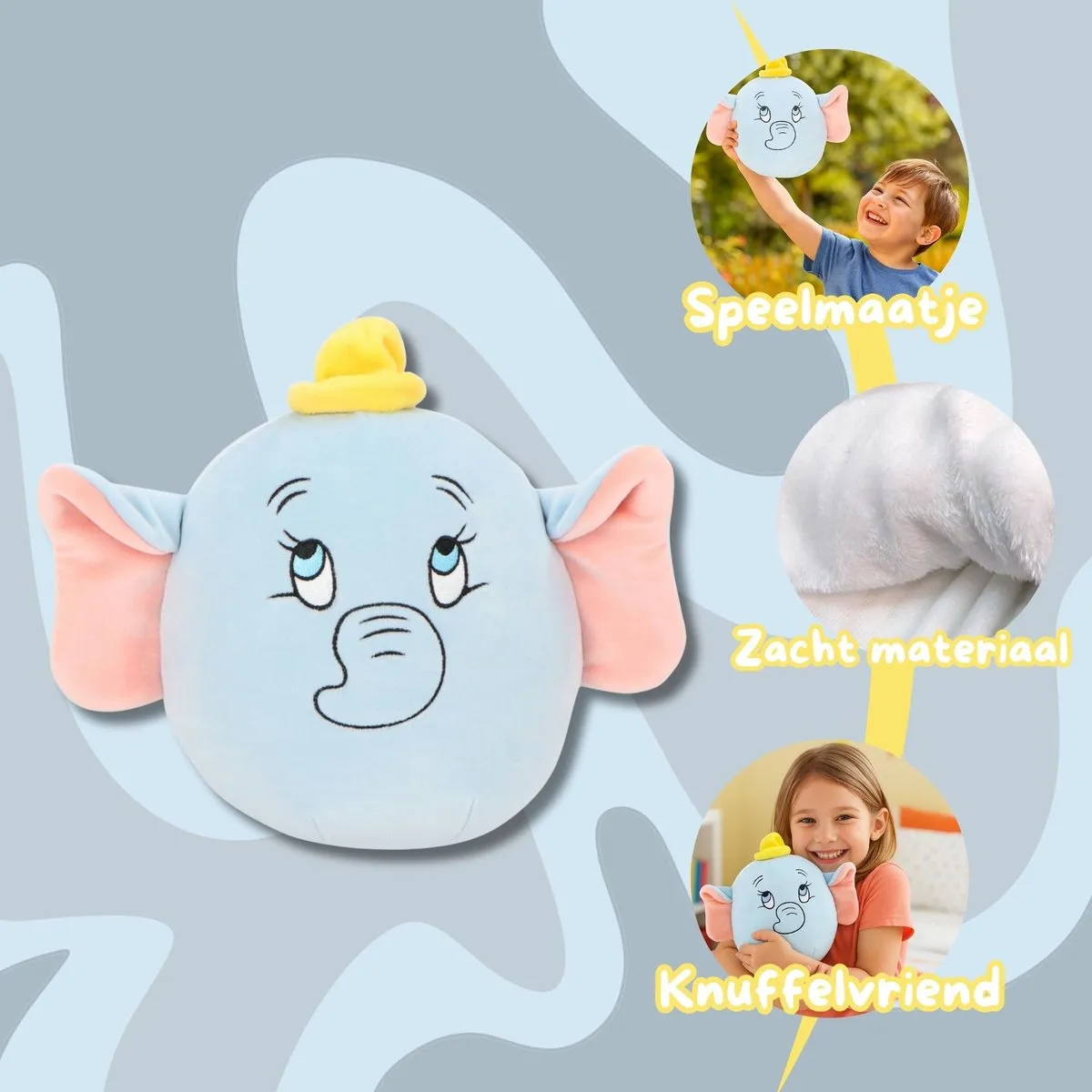 Disney Dumbo Squishy - 22 cm - Multicolor