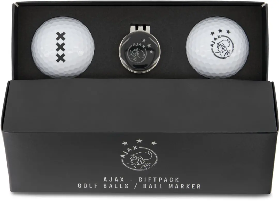 Ajax XQ Max Golfballen Giftset - 2 Stuks - afbeelding 4 van 4