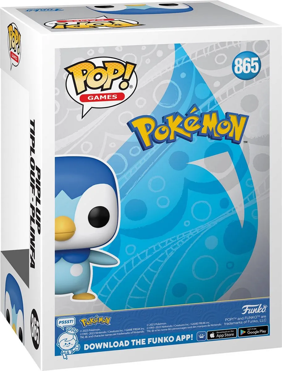 Funko Pop Games Pokémon Piplup 74213 - Multi