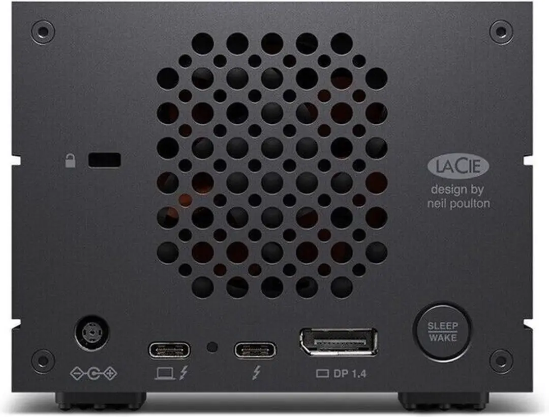 LaCie 2BIG DOCK STLG160004 Disk Array 16TB - Zwart - afbeelding 3 van 3