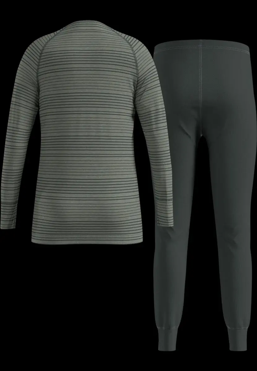 ODLO Long Active Warm Eco Set Thermoset Urban Chic - 164 Grijs - afbeelding 3 van 3