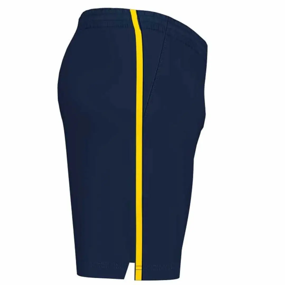 Joma Open III Korte Broek M - Dark Navy/Yellow - afbeelding 3 van 6