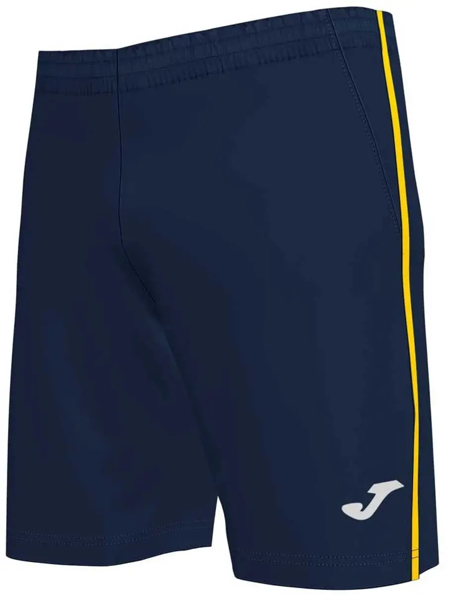 Joma Open III Korte Broek M - Dark Navy/Yellow - afbeelding 4 van 6