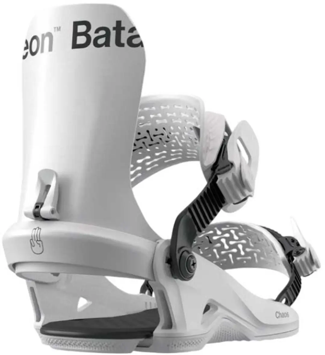 Bataleon Chaos Heelwarp Snowboardbindingen Zilver L-XL