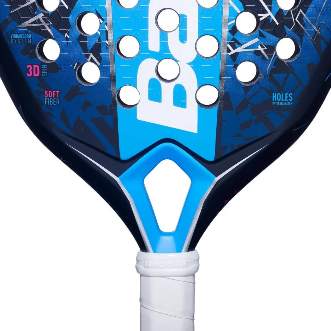 Babolat Air Vertuo 2025 Padelracket 335/355g - Blauw/Zwart - afbeelding 2 van 6