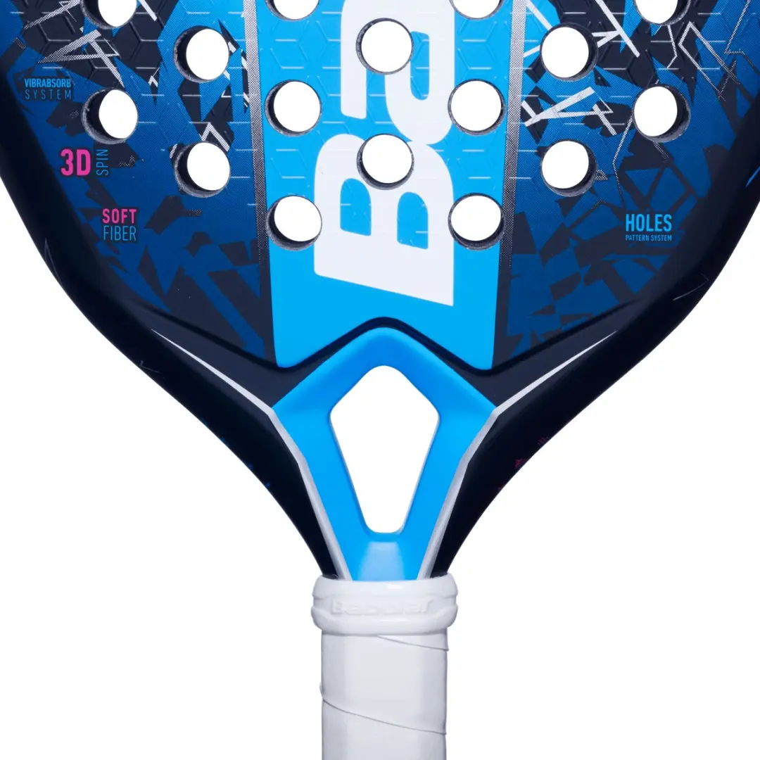 Babolat Air Vertuo 2025 Padelracket 335/355g - Blauw/Zwart - afbeelding 4 van 6
