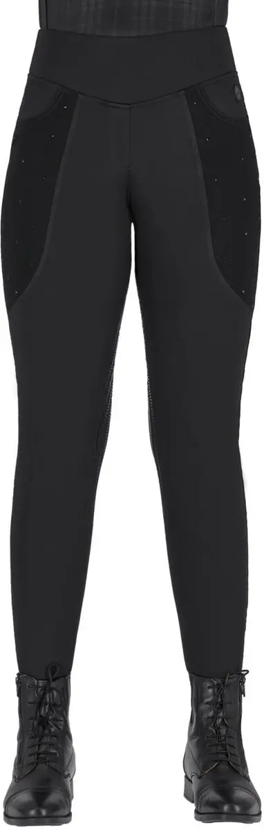 QHP Zahra Dames Legging - Maat 38 - Zwart - afbeelding 5 van 6