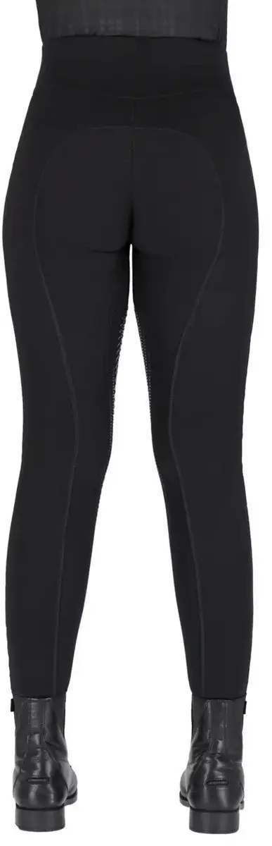 QHP Zahra Dames Legging - Maat 38 - Zwart - afbeelding 2 van 6