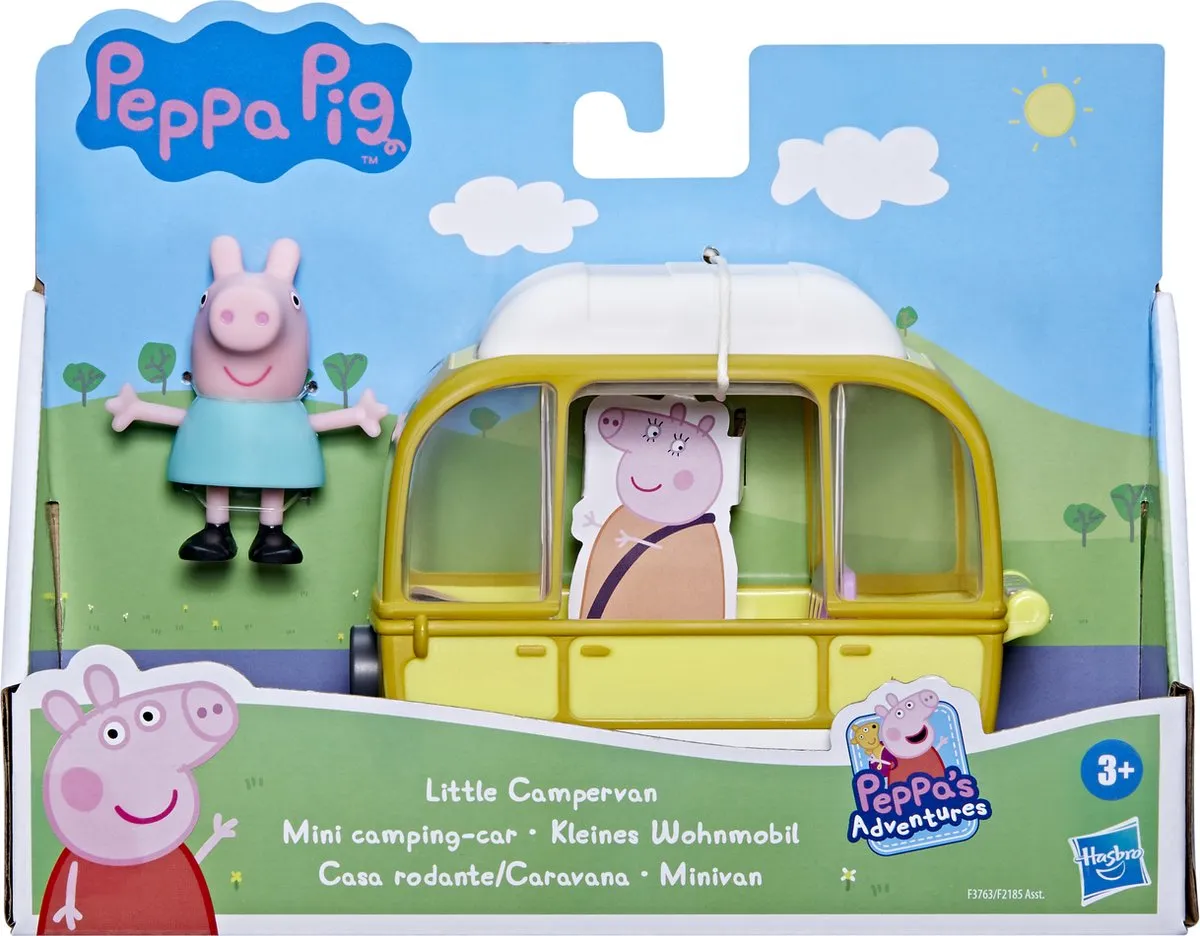 Hasbro Peppa Pig Little Campervan F37635X0 - Wit/Geel - afbeelding 5 van 5