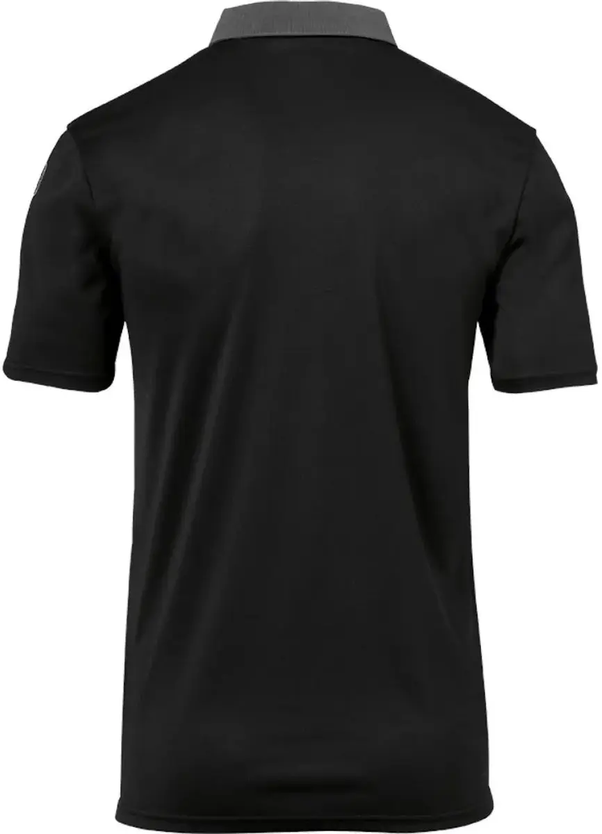 Uhlsport Offense 23 Polo Heren - Zwart/Antraciet/Limoen S - afbeelding 2 van 6